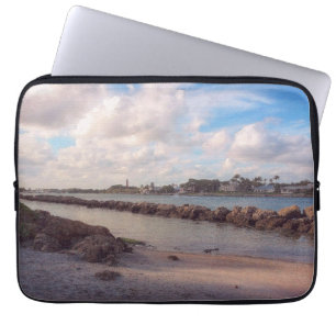 Jupiter Inlet, Winter Afternoon Laptop Sleeve