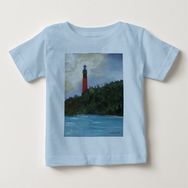 Jupiter Lighthouse Baby T-Shirt (Front)