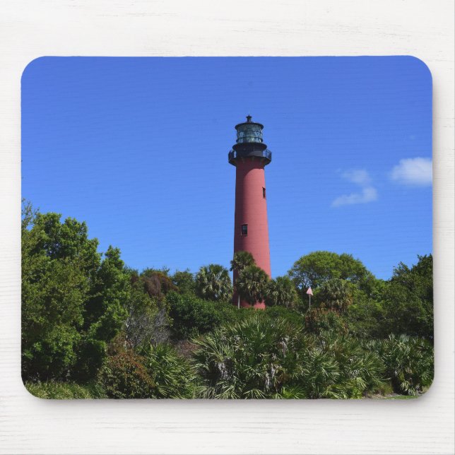Jupiter Lighthouse on a  Mouse Pad (Front)