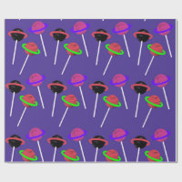 Jupiter Lollipop Wrapping Paper