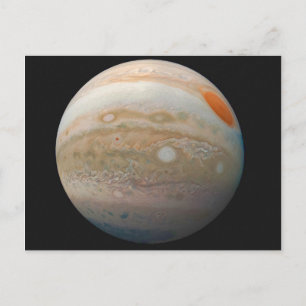 Jupiter Marble from Junocam Postcard