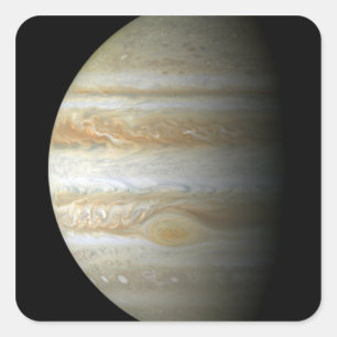 Jupiter mosiac square sticker