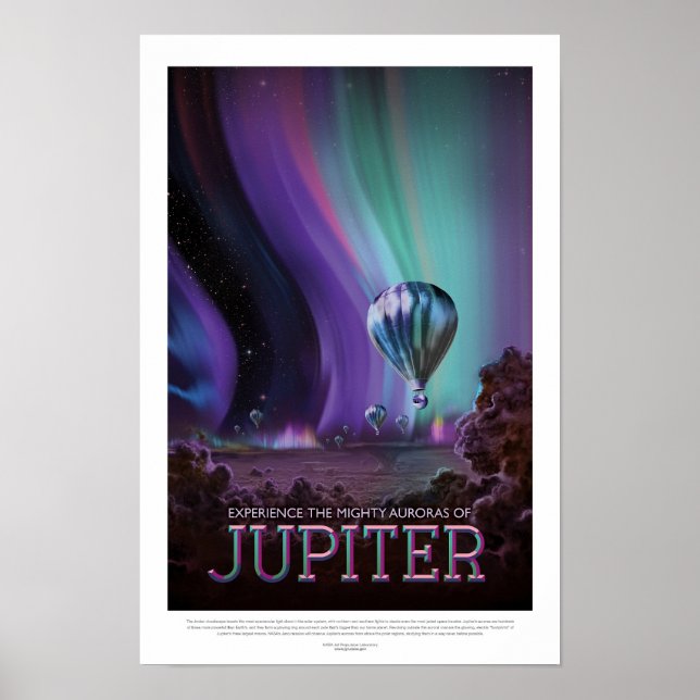 Jupiter | NASA Visions of the Future Poster (Front)