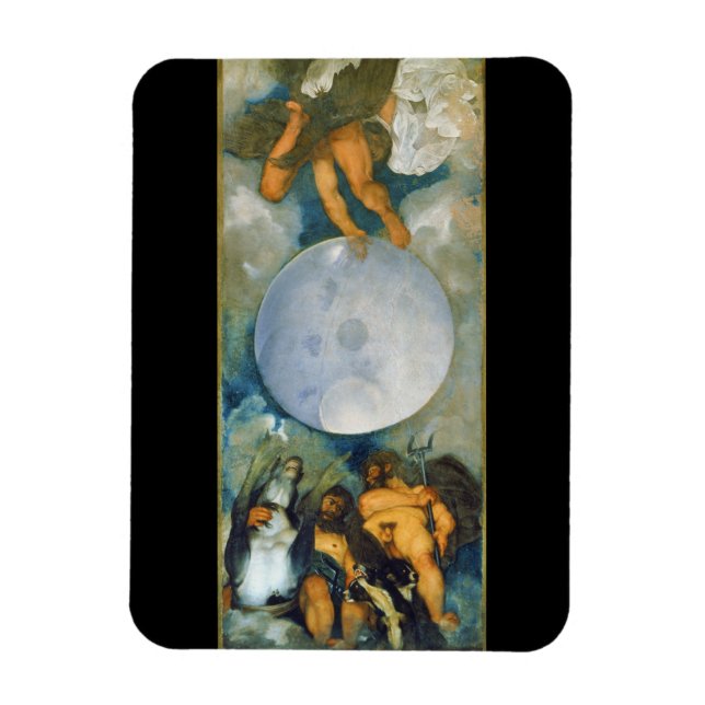 Jupiter Neptune and Pluto by Caravaggio in 1597 Magnet (Vertical)