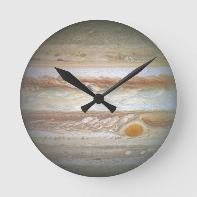 Jupiter Photo Round Clock (Front)