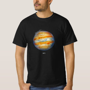 Jupiter Planet Artwork – Cosmic Space Illustration T-Shirt