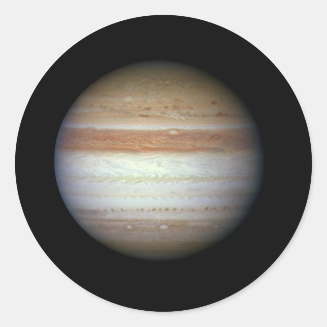 Jupiter Planet NASA Classic Round Sticker (Front)
