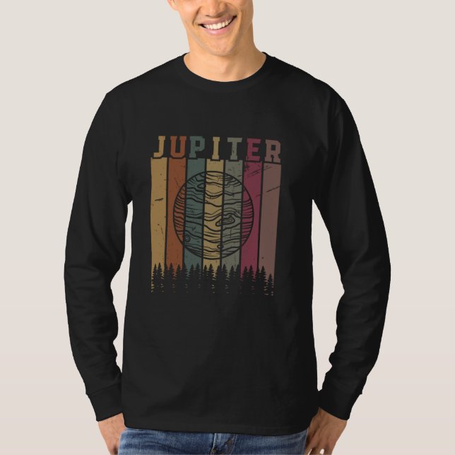 Jupiter Planet Space Solar System Astrology T-Shirt (Front)