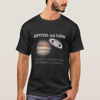 Jupiter Saturn Great Conjunction December 21 2020  T-Shirt