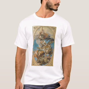 Jupiter Striking Down the Vices (oil on canvas) T-Shirt