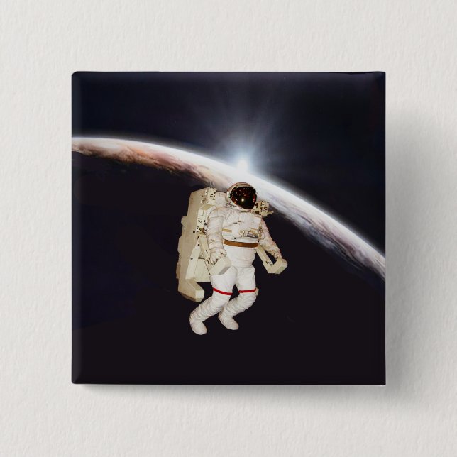 Jupiter Sunrise 15 Cm Square Badge (Front)