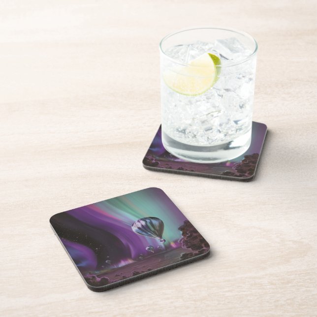 Jupiter Travel by Hot Air Balloon Bighty Auroras Coaster (Right Side)