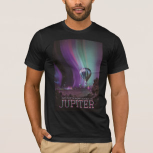 Jupiter Travel by Hot Air Balloon Bighty Auroras T-Shirt