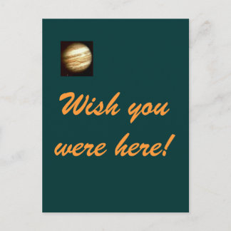 Jupiter- Wish you were here postcard