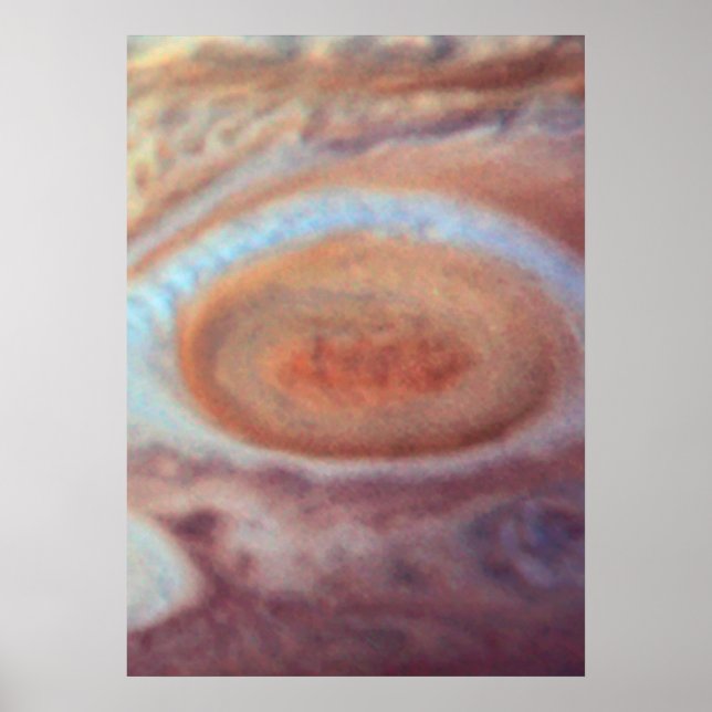Jupiter's Great Red Spot (1995, WFPC2 Poster (Front)