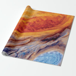 Jupiter's Great Red Spot - NASA Voyager Photo Wrapping Paper