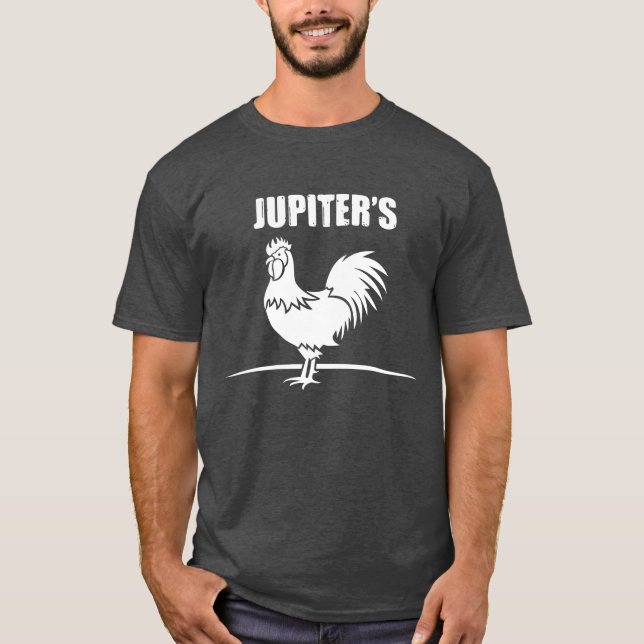 Jupiters ...Rooster Men's Tshirt (dark) (Front)