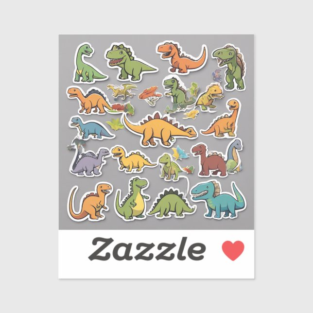 Jurassic Adventure Sticker Pack (Sheet)