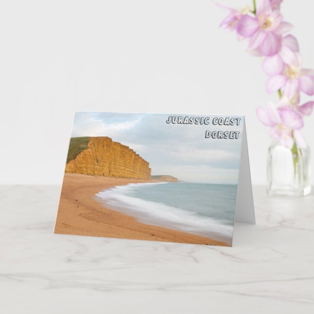 Jurassic Coast, Dorset Card (Orchid)