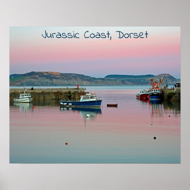 Jurassic Coast, Lyme Regis, Dorset Poster (Front)