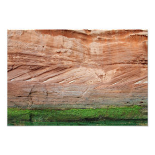 Jurassic Coast red rocks, Devon, England Photo Print