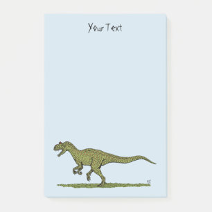 Jurassic Dinosaur Allosaurus Post-it Notes