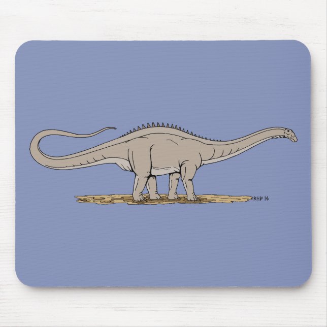 Jurassic Dinosaur Apatosaurus Mouse Pad (Front)