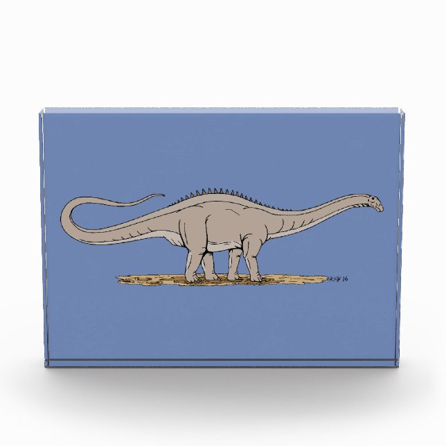 Jurassic Dinosaur Apatosaurus Photo Block (Front)