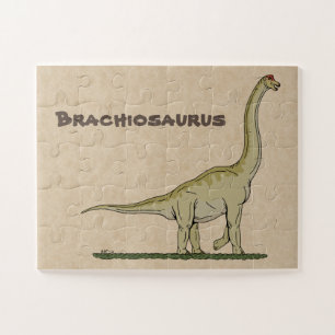 Jurassic Dinosaur Brachiosaurus Jigsaw Puzzle