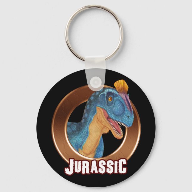 JURASSIC! Dinosaur Key Ring (Front)
