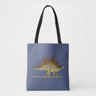 Jurassic Dinosaur Stegosaurus Tote Bag
