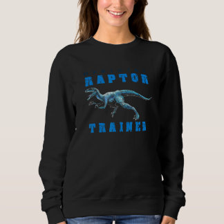 Jurassic Dinosaurs Blue Raptor Dinosaur Trainer Ve Sweatshirt
