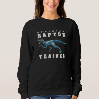 Jurassic Dinosaurs Men Women Blue Raptor Trainer W Sweatshirt