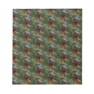 jurassic dinosaurs notepad