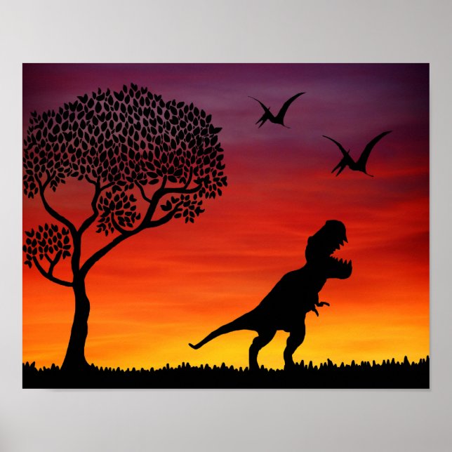 Jurassic Dinosaurs Poster (Front)