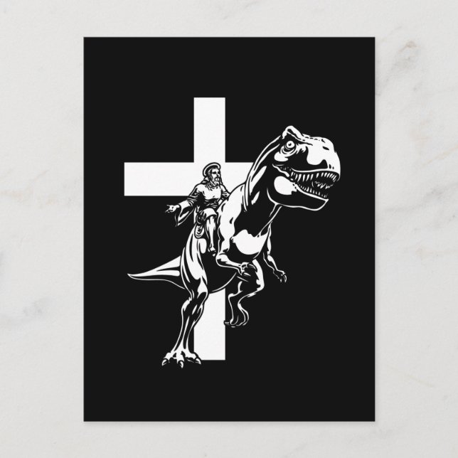 Jurassic Jesus Postcard (Front)