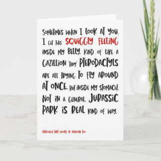 Jurassic Park - Valentine's Card