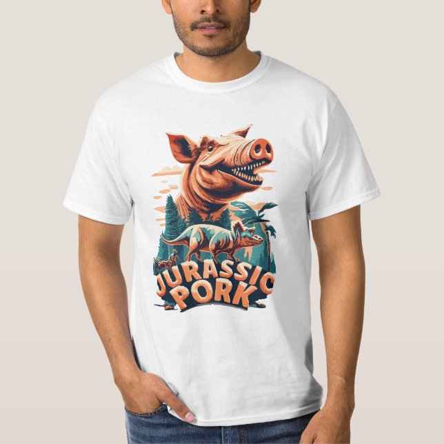 JURASSIC PORK T-Shirt (Front)