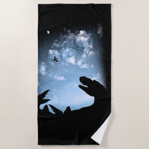 Jurassic Sky Beach Towel