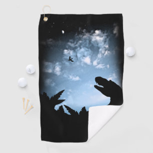 Jurassic Sky Golf Towel