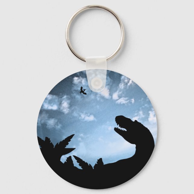 Jurassic Sky Key Ring (Front)