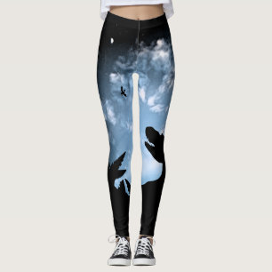 Jurassic Sky Leggings
