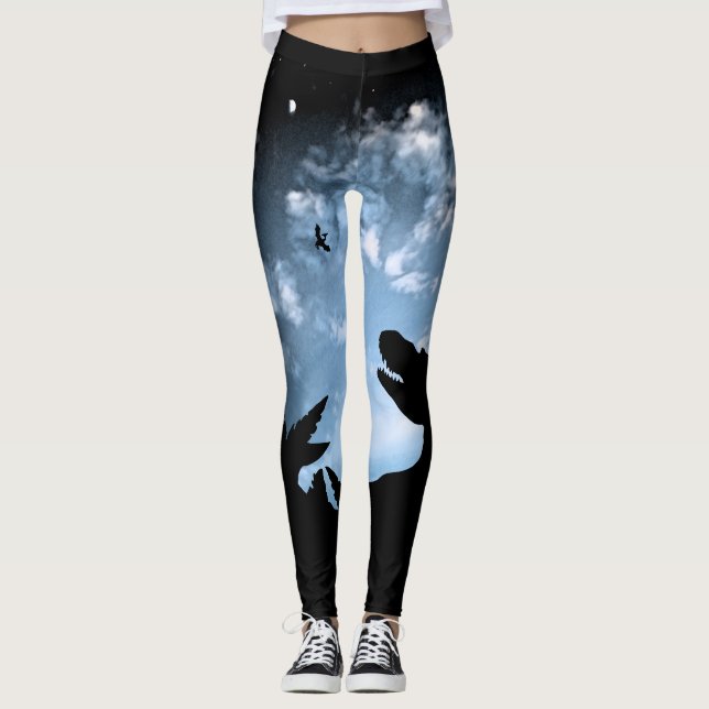 Jurassic Sky Leggings (Front)
