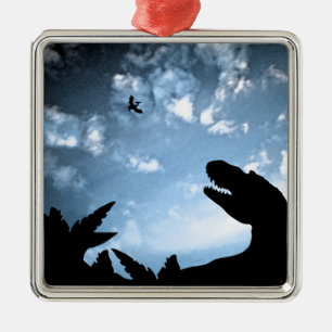 Jurassic Sky Metal Ornament