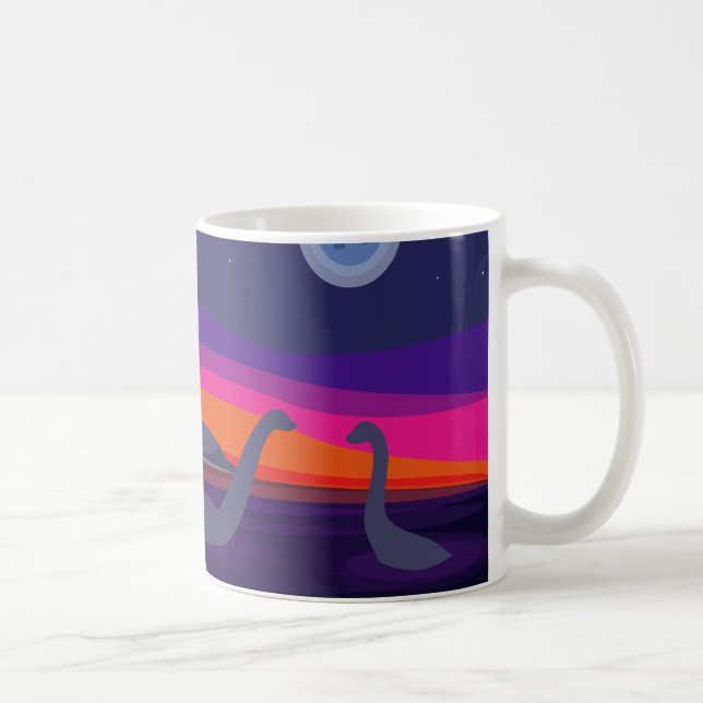 Jurassic Sunset Coffee Mug (Right)