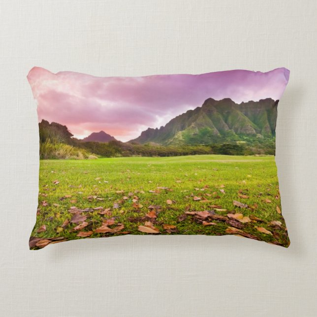 Jurassic Sunset Decorative Cushion (Front)