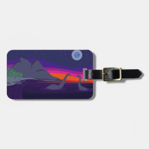 Jurassic Sunset Luggage Tag