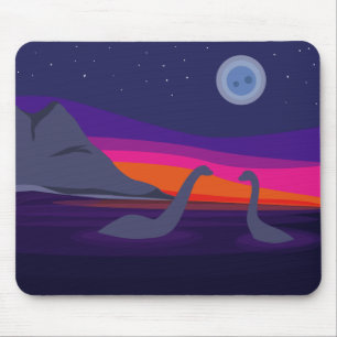 Jurassic Sunset Mouse Pad
