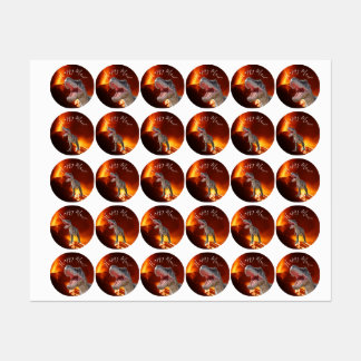 Jurassic World Dinosaur Labels