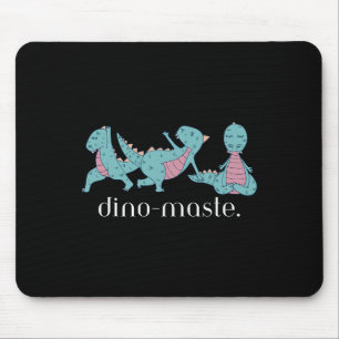 Juric Dinosaur Yoga Dino-maste Zen Vibes Funny Mouse Pad